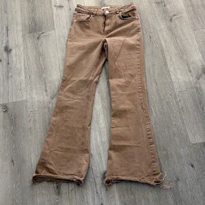 Garage Brown Flare Jeans